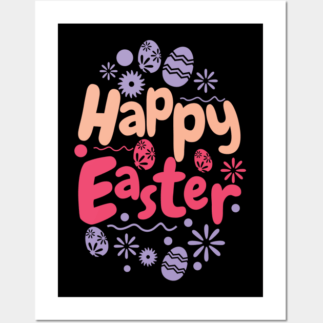 Happy Easter Day 2023 Wall Art by Fun Planet